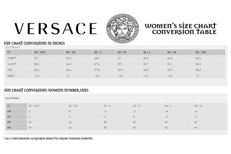 versace dress 44|Versace Size Chart .